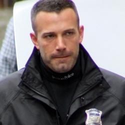 Ben Affleck disguised as a Boston Cop for The Town