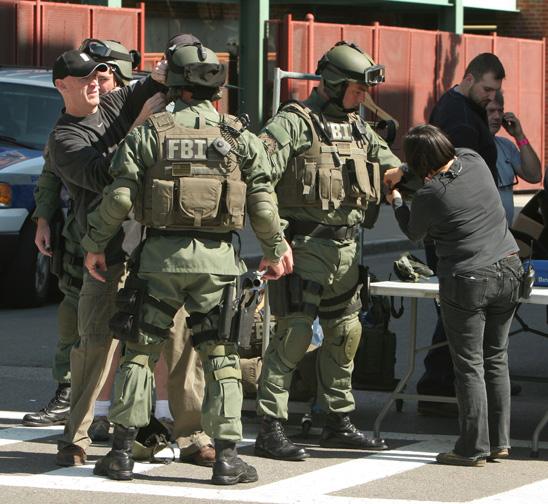 FBI costumes for Fenway scene for Ben Affleck's The Town